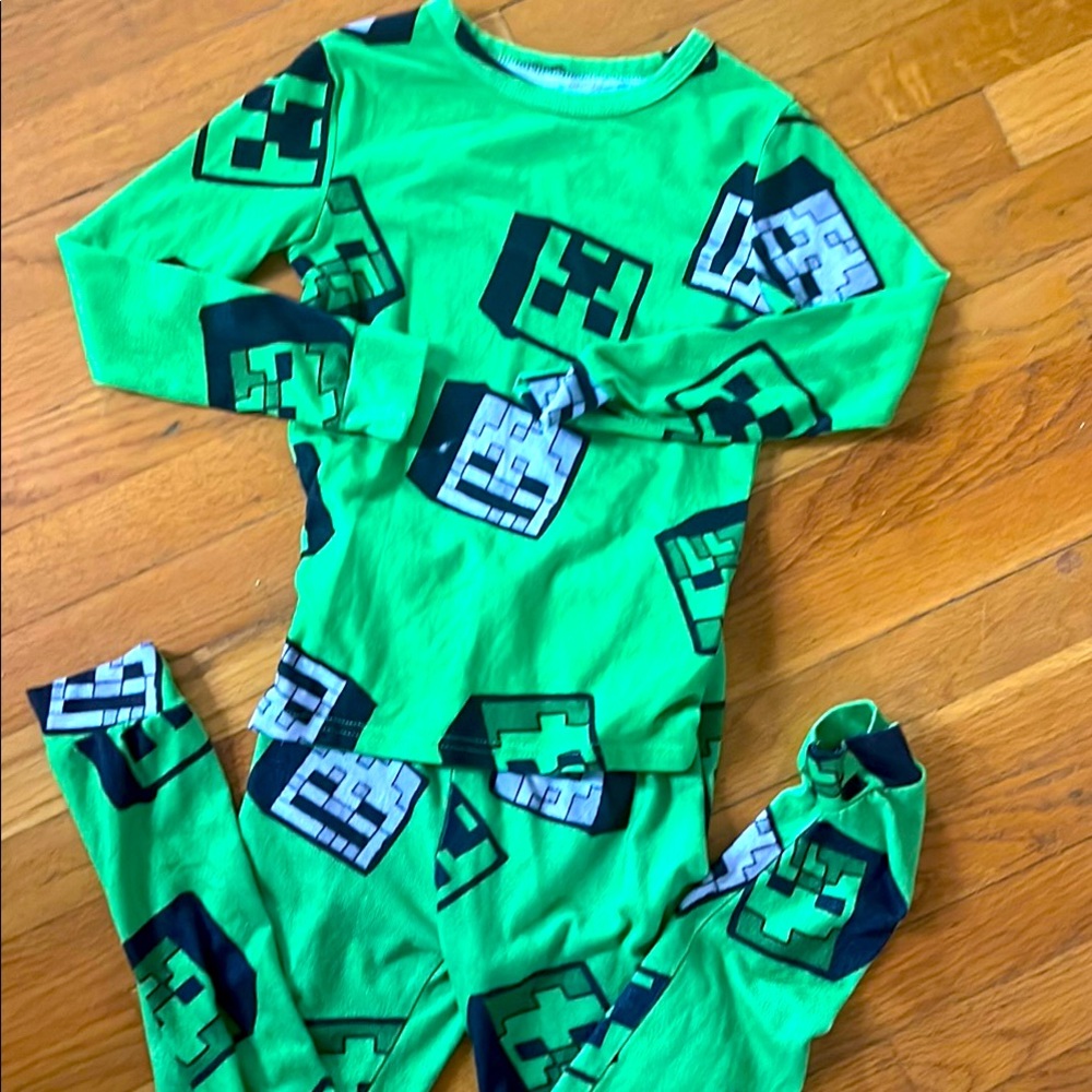 Green Kids Pajamas